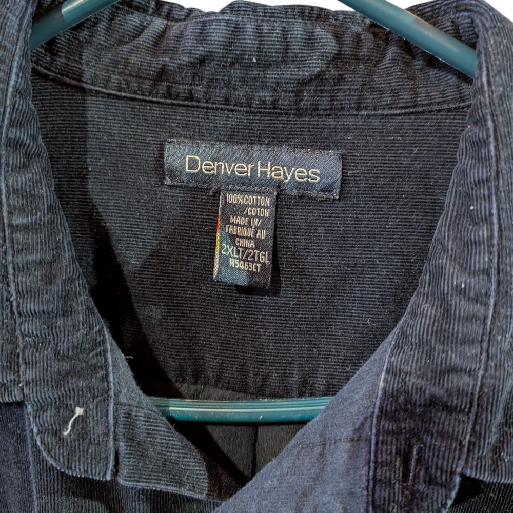 Denver Hayes Dark Corduroy Shirt - Picture 3 of 3